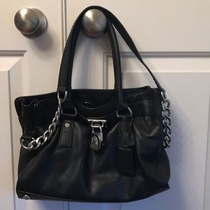 Michael Kors Small Black Hamilton Tote